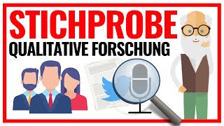 Stichprobe qualitative Forschung  Auswahl Größe und Beschreibung 🔎 [upl. by Olnton]