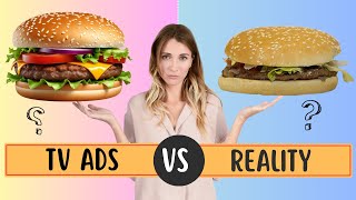 Food in TV Ads Vs Reality  Food Commercials Vs Real Life [upl. by Ytsihc]