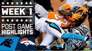 Panthers vs Broncos  NFL Week 1 Game Highlights [upl. by Gottlieb]