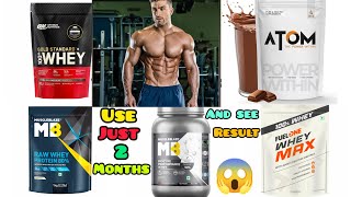 Best Whey Protein Under ₹2000  Lab Tested protein weightgain gym [upl. by Elwood]