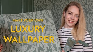 Make your own LUXURY WALLPAPER  How to renovate a chateau Without killing your partner Ep 9 [upl. by Naraj33]