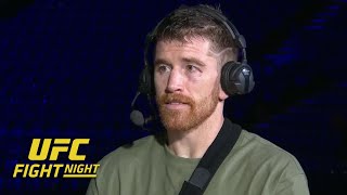 Cory Sandhagen on win vs Rob Font This was the way I had to win tonight  UFC Post Show [upl. by Suryc]