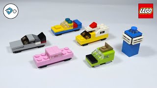 FAMOUS LEGO MINI VEHICLES [upl. by Anilys761]