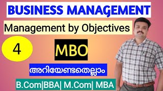 Business Management Management by Objectives MBO Malayalam [upl. by Bianka]