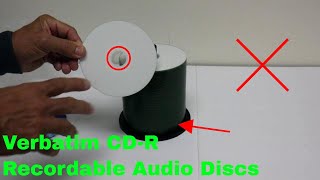 ✅ How To Use Verbatim CDR Recordable Audio Discs Review [upl. by Osicran276]