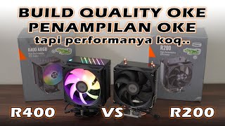 ARGBnya keren abis  PcCooler R400 tutorial test dual fan dan perbandingan vs R200 [upl. by Fernandes]