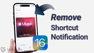 iOS 16 How To Remove Shortcut Notification on iPhone [upl. by Seem551]