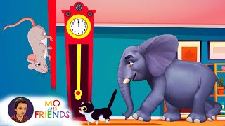 Hickory Dickory Dock  MO AND FRIENDS  Nursery Rhymes amp Kids Songs  Children Songs  Kindergarten [upl. by Geoffry768]