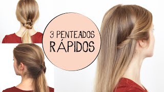 3 Penteados Rápidos  Alice  Golden Locks [upl. by Moishe535]