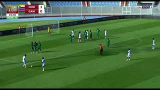 Musa Barrow free kick goal against Comoros [upl. by Ahsienyt]