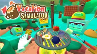 JE PARS EN VACANCES EN FORÊT  Vacation Simulator PS VR2  Ps5 [upl. by Werda]