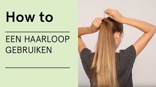 HOW TO een haarloop gebruiken  VERITAS [upl. by Bremble614]