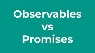 Promises vs Observables in 2 minutes [upl. by Honig878]