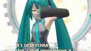 melody Miku Hatsune PV  English lyrics translation [upl. by Enerak]