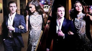 CAUGHT Zendaya and Boyfriend Tom Holland Go To Party Together [upl. by Paulina]