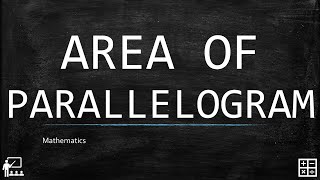 AREA OF PARALLELOGRAM  Mathematics Grade 4 [upl. by Henriette]