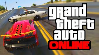 TBONING COPS GTA 5 Funny Moments [upl. by Zelma]