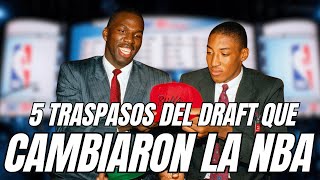 5 TRASPASOS DEL DRAFT QUE CAMBIARON LA HISTORIA DE LA NBA [upl. by Perot]