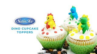 Dinosaur  Cupcake Topper Tutorial [upl. by Tray]