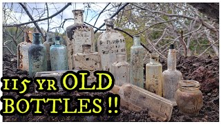 💥 2023 Bottle Digging Dump Digging 55 💥 PART TWO  115 YR Old Bottles St Jakobs Oel Frostilla © [upl. by Verlie930]