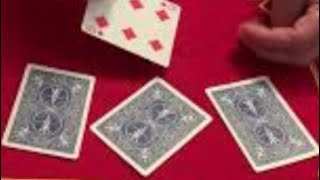 Alex Elmsley’s Four Card Trick  strong card magic trick impossible sleight of hand magic [upl. by Deina927]