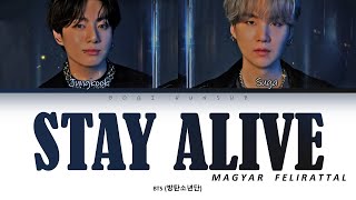 BTS Jungkook  Stay Alive Prod SUGA of BTS színkódolvaHUN [upl. by Nailil]