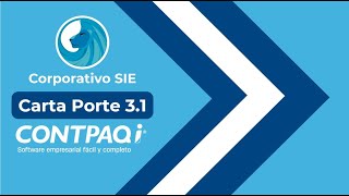 CARTA PORTE 31 CONOCE COMO SE HA INTEGRADO EN LOS SISTEMAS COMERCIALES CONTPAQi [upl. by Hayarahs342]