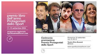 CERIMONIA PREMIAZIONE PREMIO PROTAGONISTI DELLO SPORT [upl. by Zina]