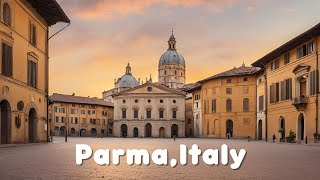 Parma 2024 Walking Tour in Italy  4K [upl. by Heimlich]