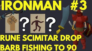 How HIGH can I get agility Barbarian Fishing Rune Scimmy drop  Ironman OSRS [upl. by Ronoel]