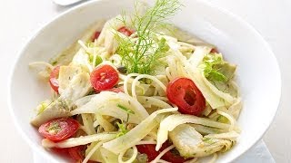 Vegetarische pastasalade met venkel en artisjok [upl. by Mcilroy]