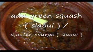 Meat Squash Tagine Tajine viande et Courge httpwwwlecouscousmarocaincom [upl. by Atinahs541]