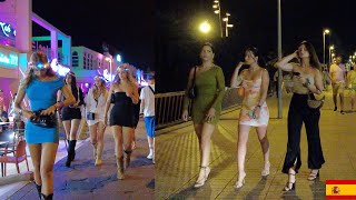 TENERIFE SPAIN NIGHTLIFE WALK TOUR [upl. by Childers]