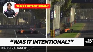 F3 driver Nikola Tsolov sends Alex Dunne quotDANGEROUSLYquot into barrier in Australia Grand Prix [upl. by Gaige581]