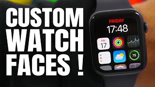 Install CUSTOM Apple Watch Faces 2022 [upl. by Palmer]