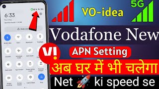 VI network problem solved 💯 new apn settings for VI  VI apn settings for fast internet [upl. by Urson]