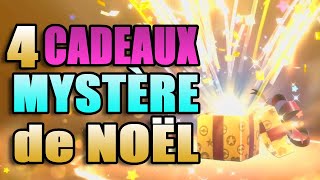 4 CADEAUX MYSTERE pour Noël sur Pokémon Écarlate et Violet [upl. by Dorsy216]