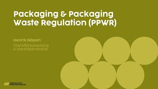 Information om Packaging amp Packaging Waste Regulation PPWR [upl. by Nakah329]