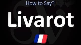 How to Pronounce Livarot French Cheese [upl. by Ares]