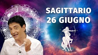 Sagittario ♐️ Mercoledì 2662024 🔮 Oroscopo di Paolo Fox  Martedì senza infamia e senza lode [upl. by Okramed]