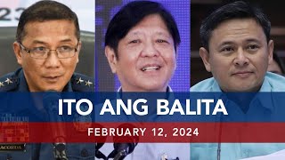 UNTV Ito Ang Balita  February 12 2024 [upl. by Hennessey]