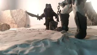 the Battle of the Five Armies Thorin vs Azog the Hobbit Claymation parody [upl. by Eisor]