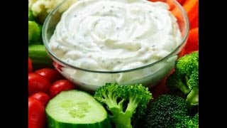 Easy Vegetable Dip Recipe [upl. by Iretak]