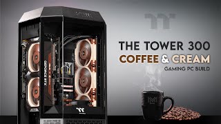 A Coffee Lovers Dream PC Build  Thermaltake The Tower 300  Noctua RTX 4080 [upl. by Piers]