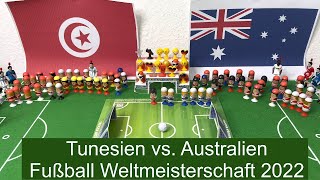 Tunesien vs Australien  Fußball Weltmeisterschaft Katar 2022  Gruppenspiel der Gruppe D [upl. by Acebber]