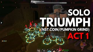 ACT 1 SOLO NST COIN GRIND STRATEGY  Tower Defense Simulator [upl. by Hemminger121]