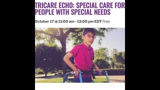 TRICARE ECHO Special Care for People with Special Needs [upl. by Lerraj]