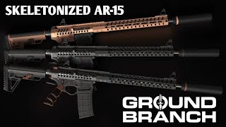 Skeletonized AR15 Mod For Ground Branch 1034 [upl. by Heppman]