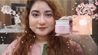 KBeauty Skincare unboxing Haul Innisfree Review 🎀 cherry blossom green tea Jeju Tangerine [upl. by Ecinhoj]