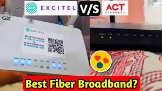 Detailed Information of Excitel FIBER and ACT FIBER with Chat GPT🤩😱 [upl. by Doomham]